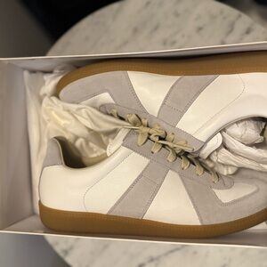 Maison Martin Margiela White and Gray Men's Shoes